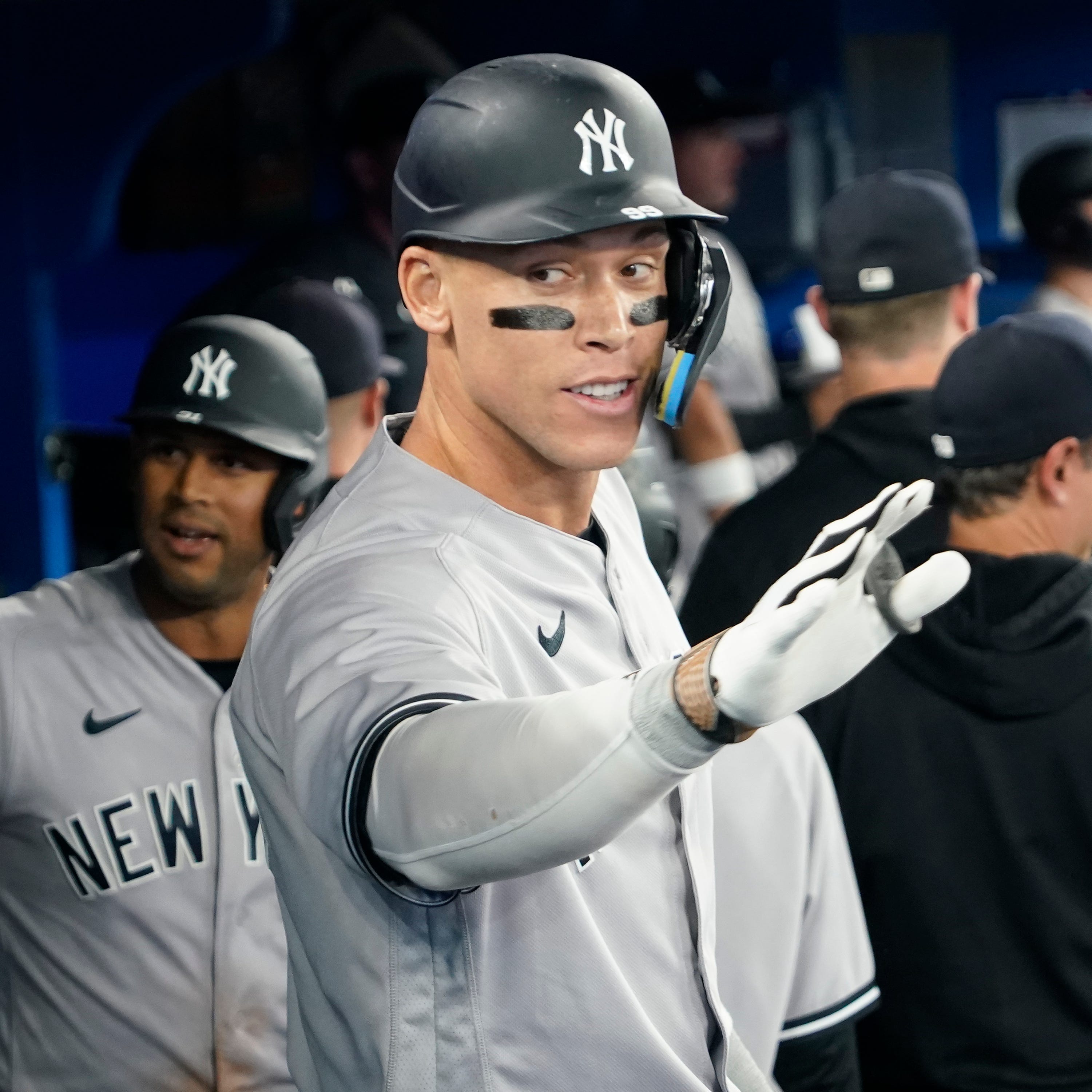 \Aaron Judge has slugged 11 home runs this season with the Yankees.