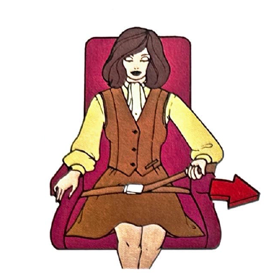 Airplane-safety card