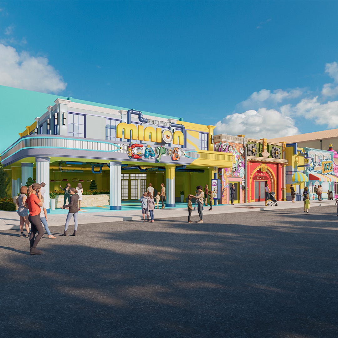 Minion Land opens at Universal Studios Florida this summer.