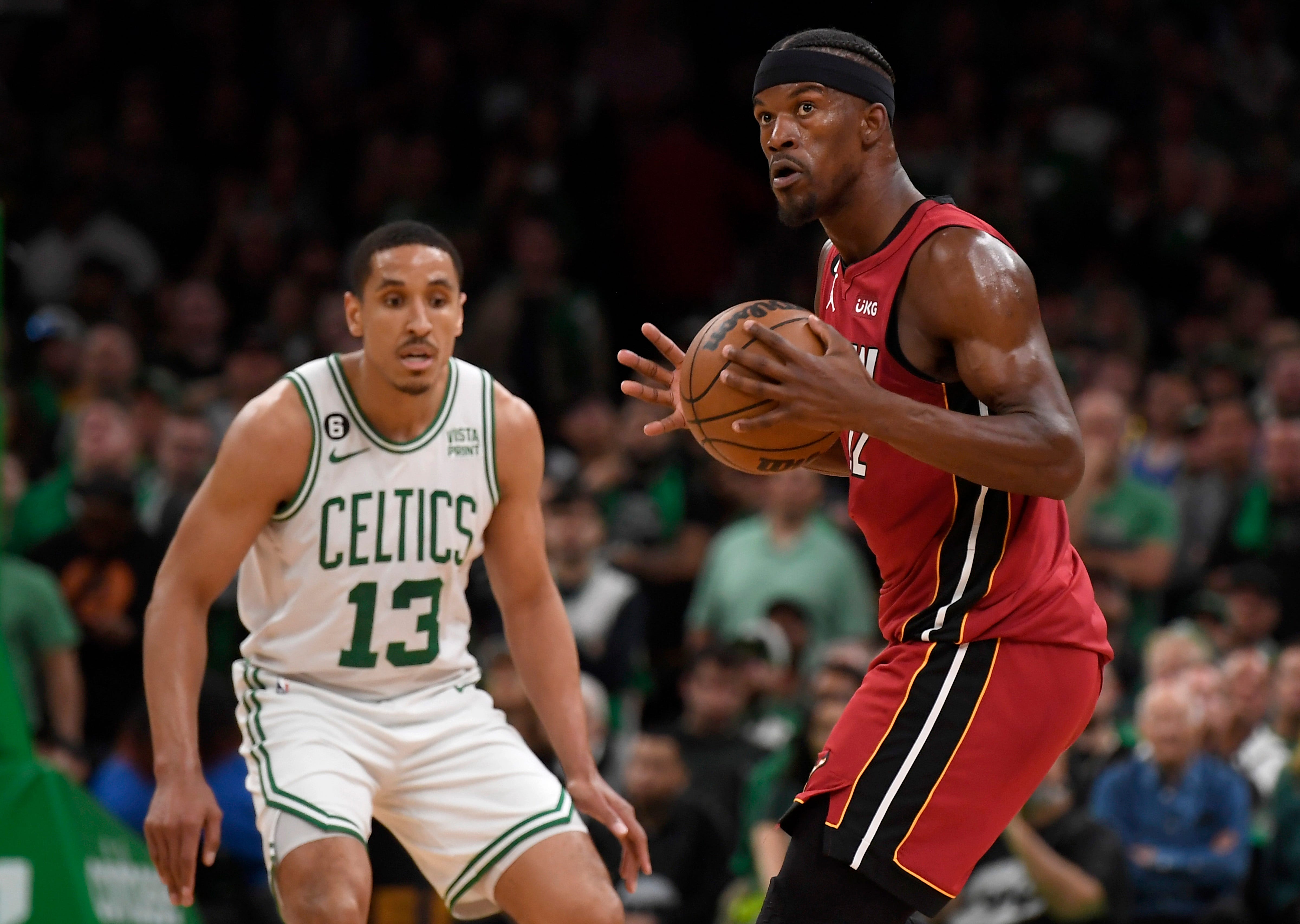 Jimmy Butler scores 27 Heat beat Celtics 111105 take 20 Eastern Conference finals lead