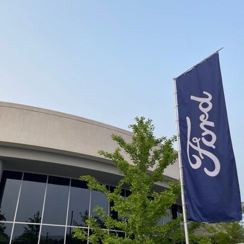 The Ford Experience Center in Dearborn on Capital Markets Day, May 22, 2023.