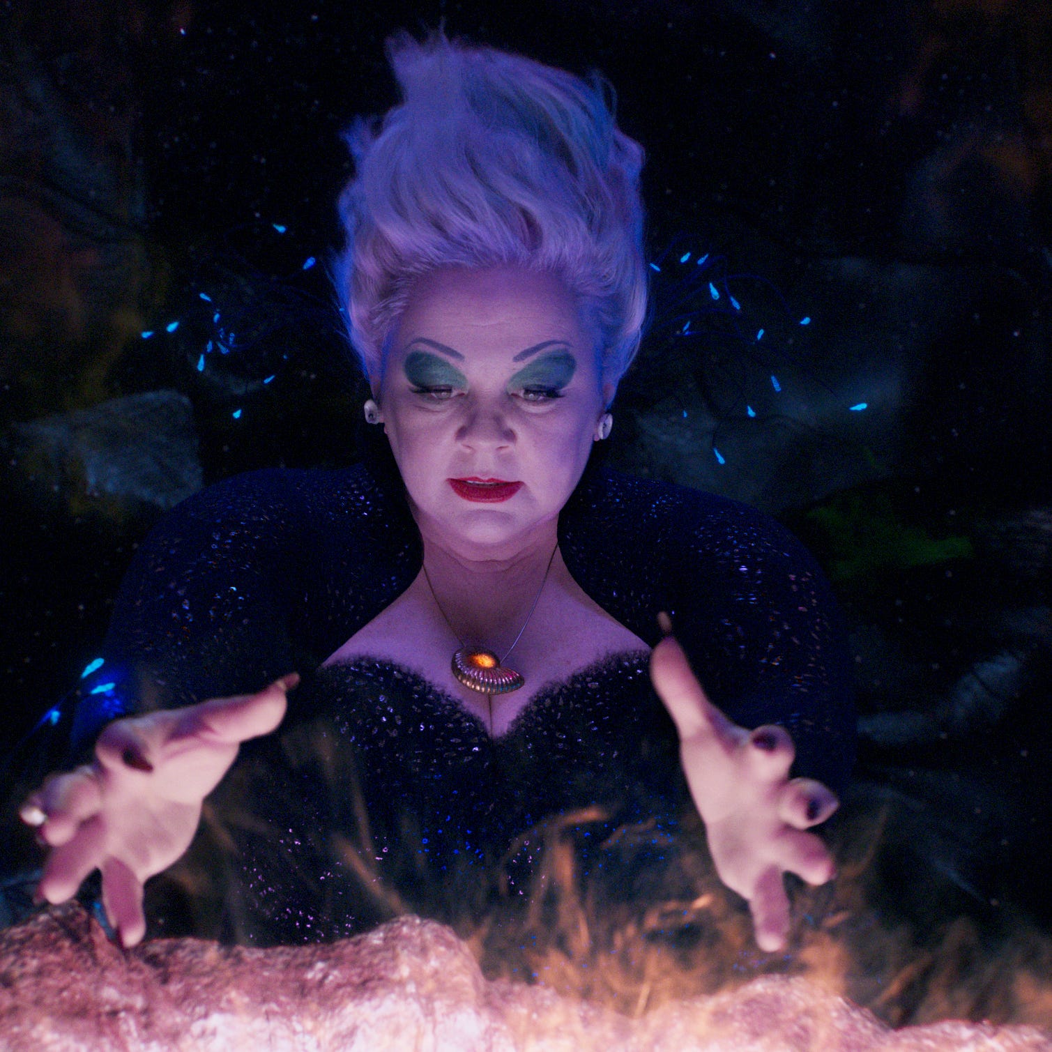 Melissa McCarthy as Ursula in Disney's live-action THE LITTLE MERMAID. Photo courtesy of Disney.  © 2023 Disney Enterprises, Inc. All Rights Reserved.