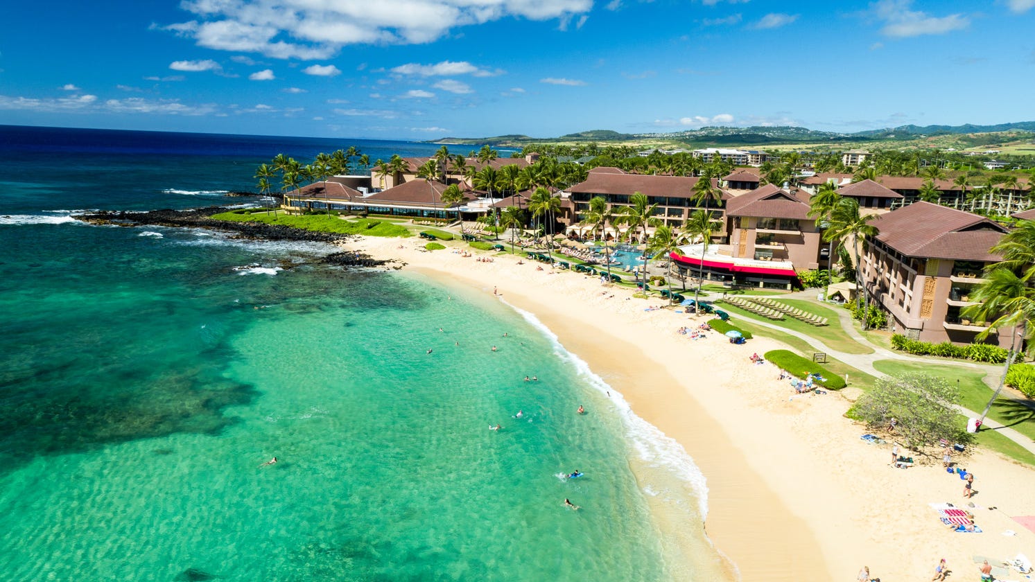 Poipu Beach is the focal point of the Sheraton Kauai Resort, and for good reason.
