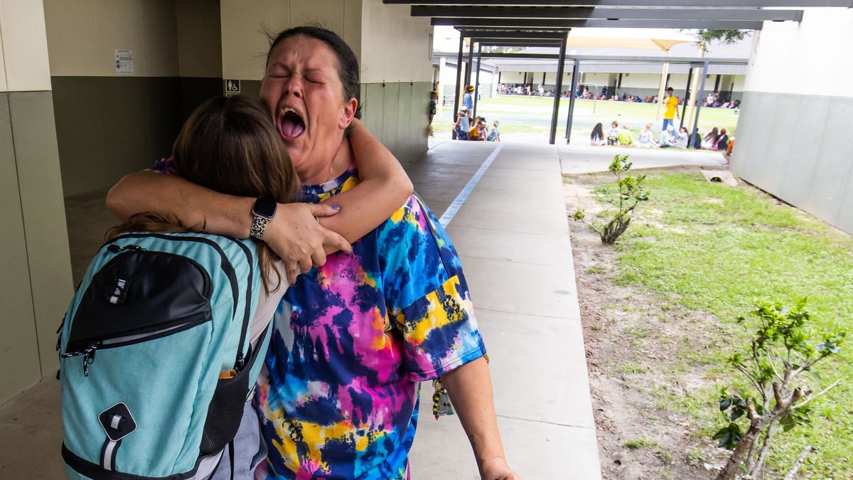 Tears and Hugs Filled the Hallways On The Last Day of School at