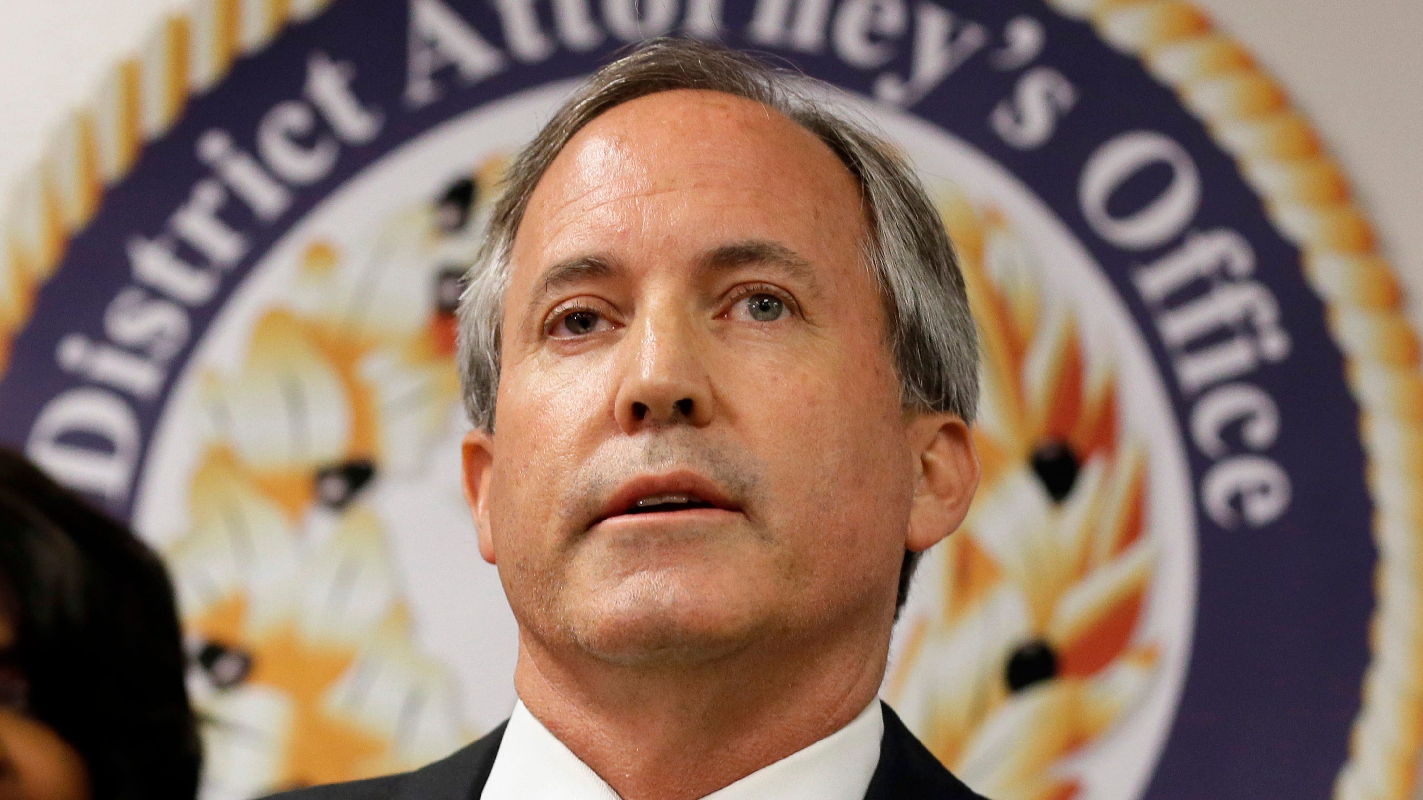 Texas Attorney General Ken Paxton speaks at a news conference in Dallas on June 22, 2017. After years of legal and ethical scandals swirling around Texas Republican Attorney General Paxton, the state's GOP-controlled House of Representatives has moved toward an impeachment vote that could quickly throw him from office.