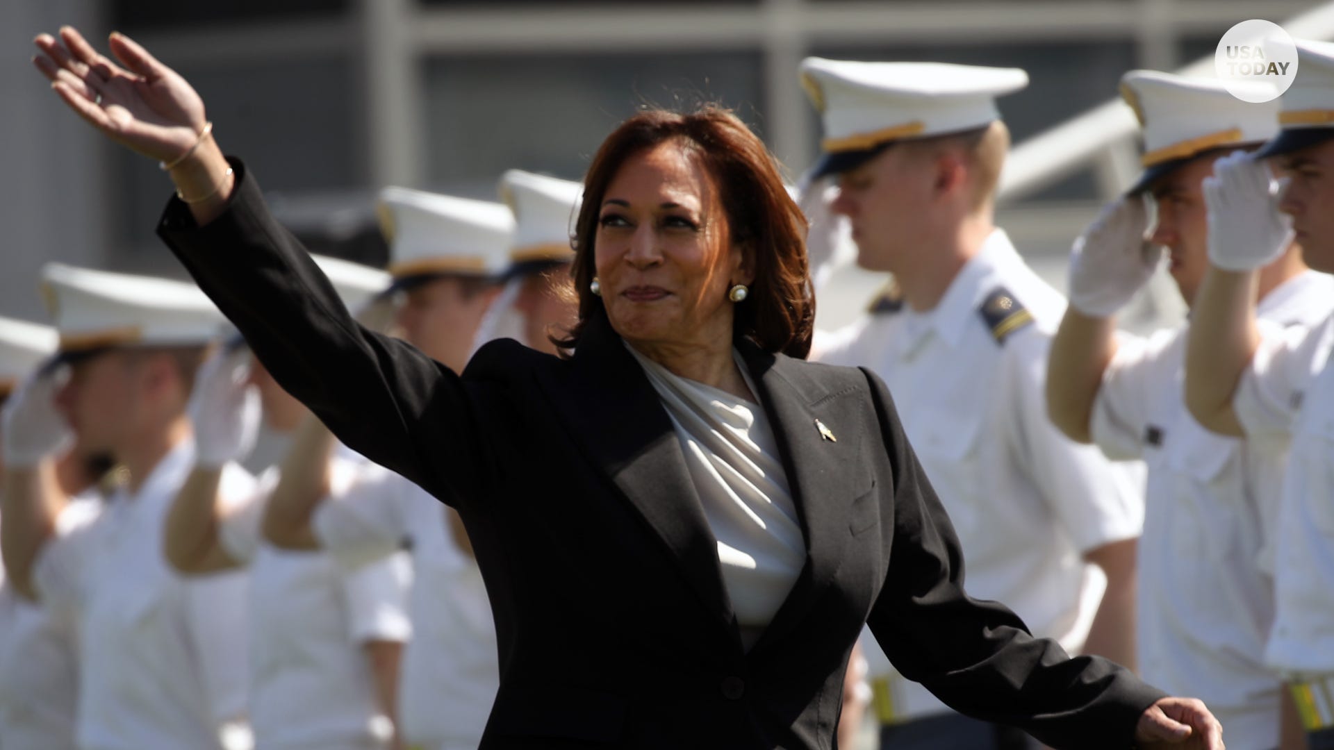 Kamala Harris makes history as first woman delivering commencement speech at West Point