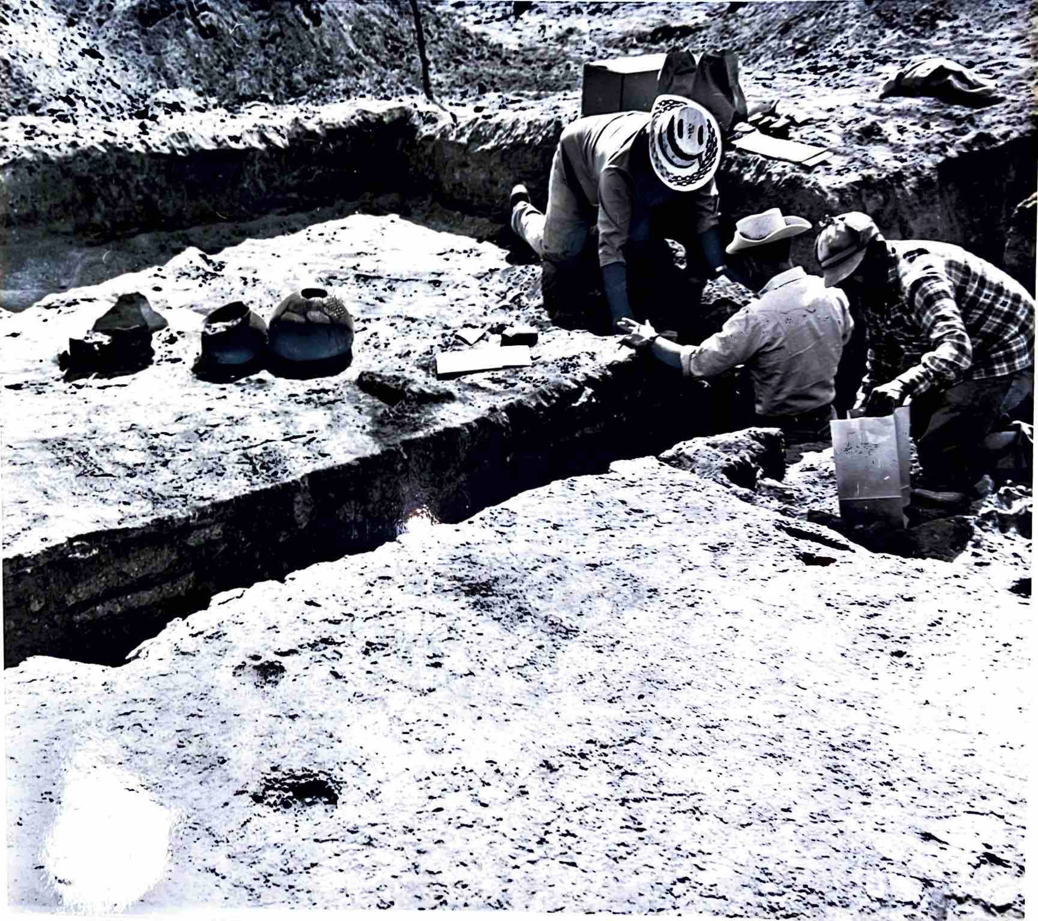 A historic site is excavated near Snaketown in this undated photo.