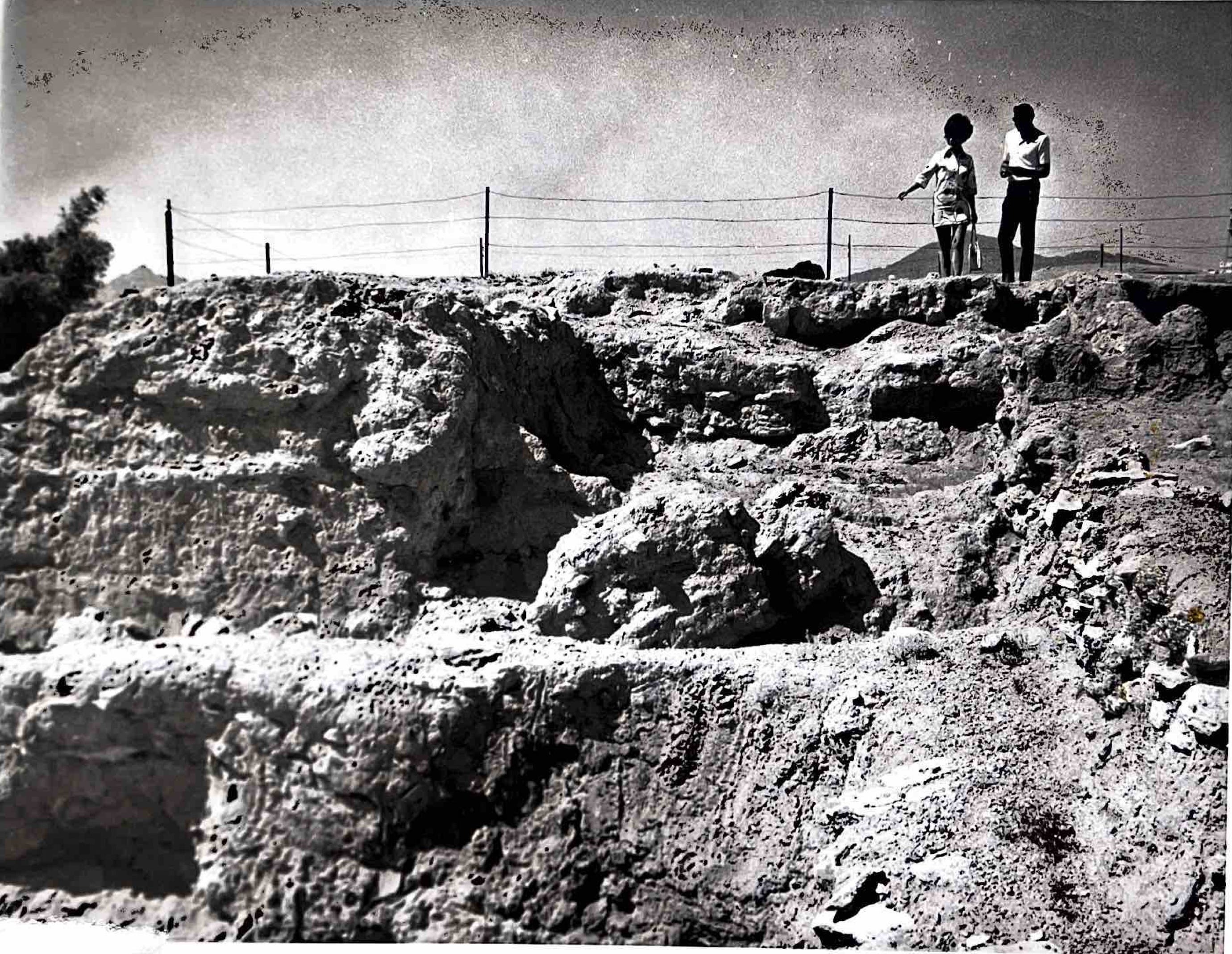 Pueblo Grande ruins in July 1969.