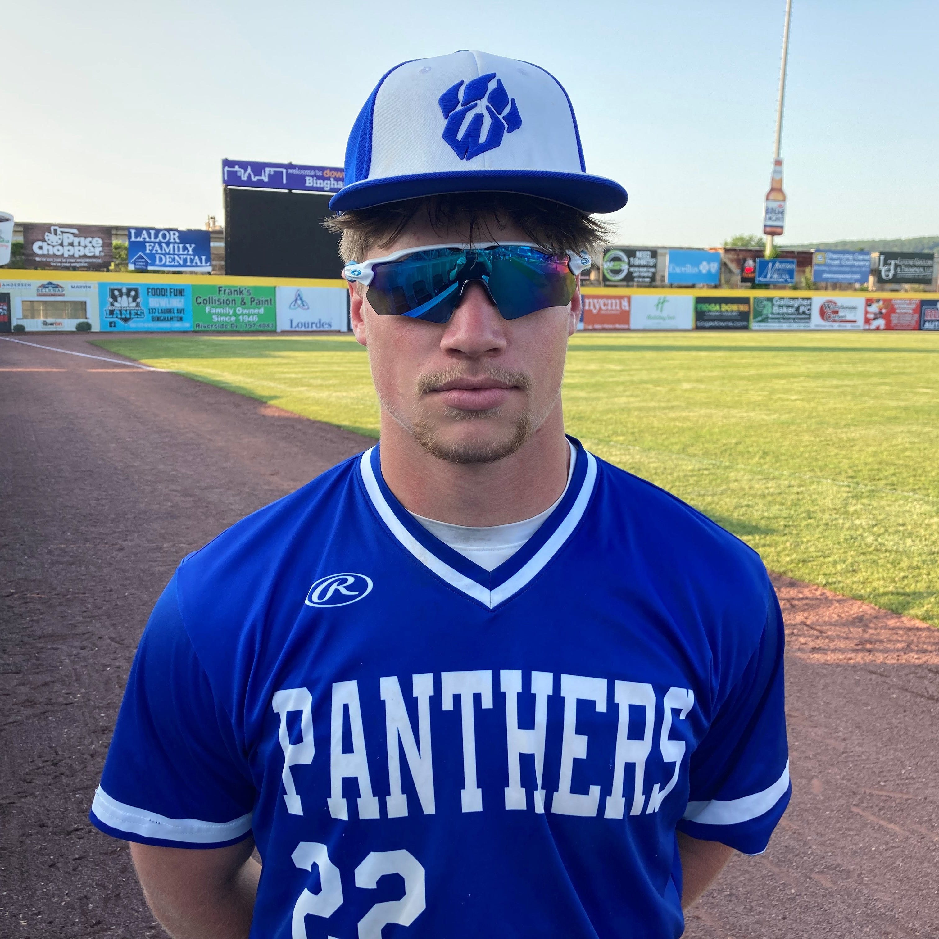Wallkill senior Chase Hermance, who struck out 15 Horseheads batters in a Class A state baseball playoff, June 1, 2023.