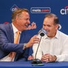 What was said during the Mets' Hall of Fame inductions of Leiter, Johnson, Rose and Cohen