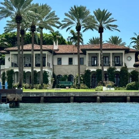 On May 27, 2023, David Chen kayaked at Oleta River State Park near Indian Creek Village in South Florida. Indian Creek is home to celebrities like Tom Brady, Jared Kushner and Ivanka Trump. This is singer Julio Iglesias' home, Chen said. The ultra luxe neighborhood is known as 