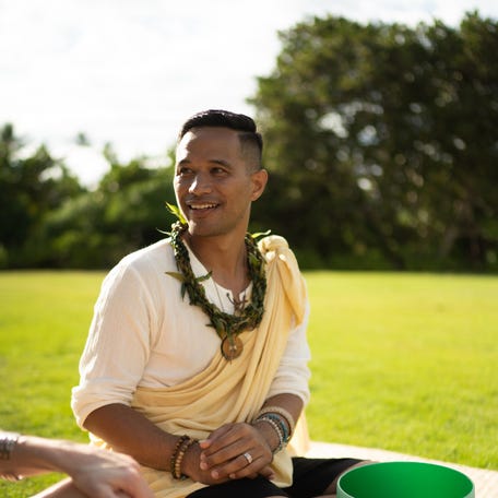 Lawson is a Native Hawaiian practitioner who runs workshops at the Four Seasons Resort Oahu at Koolina.