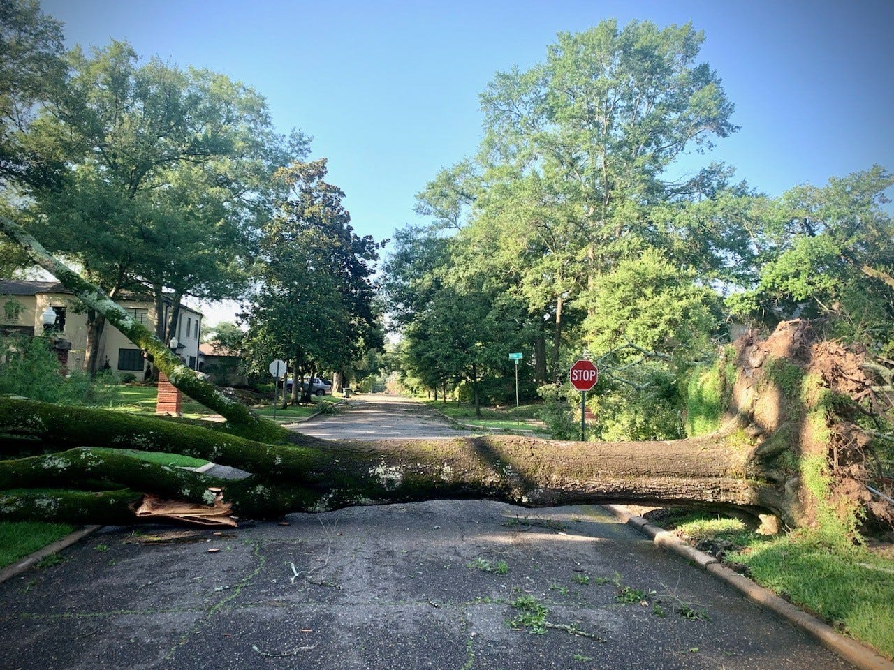 A look at some of the damage caused by severe storms in Shreveport and