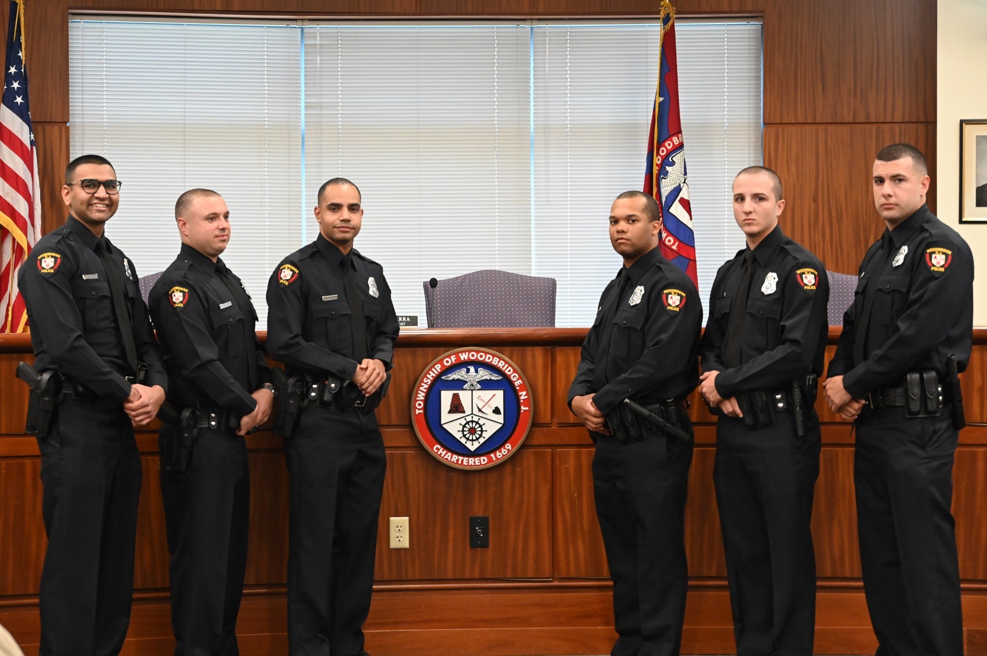 Woodbridge welcomes six new police officers