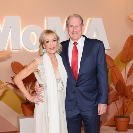 NEW YORK, NEW YORK - JUNE 07: Paula Crown (L) and James Crown attend MoMA's Party in the Garden 2022 at The Museum of Modern Art on June 7, 2022 in New York City.  (Photo by Dia Dipasupil/Getty Images)