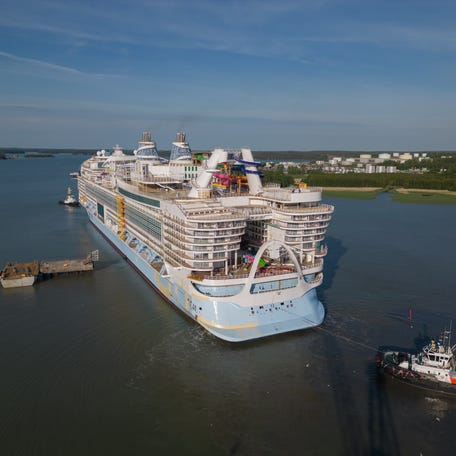 Royal Caribbean's largest cruise ship, Icon of the Seas is one step closer to making its January 2024 debut.