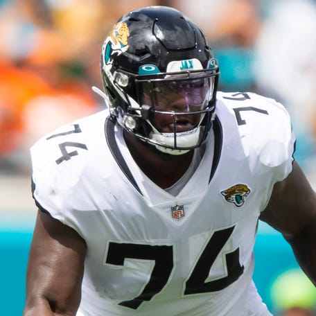 Cam Robinson, a second-round pick by the Jaguars in the 2017 NFL draft, has started 75 games for the team.