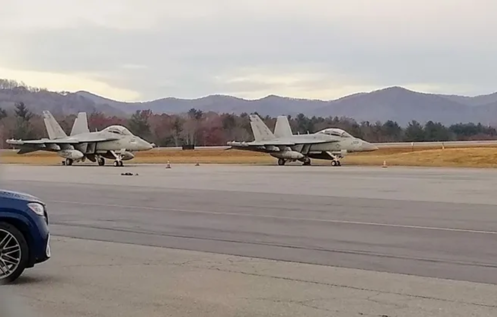 Answer Woman What are those mystery military jets spotted at Asheville Airport