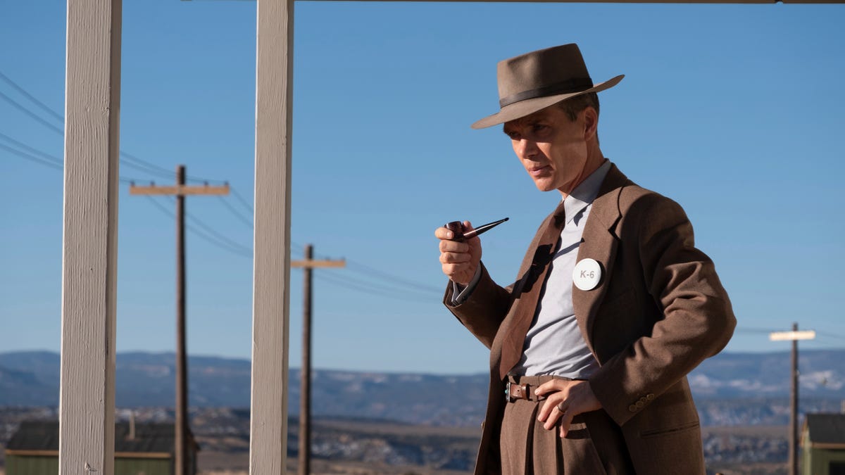 Cillian Murphy plays physicist J. Robert Oppenheimer in Christopher Nolan's historical thriller "Oppenheimer," which hits theaters July 21, 2023.