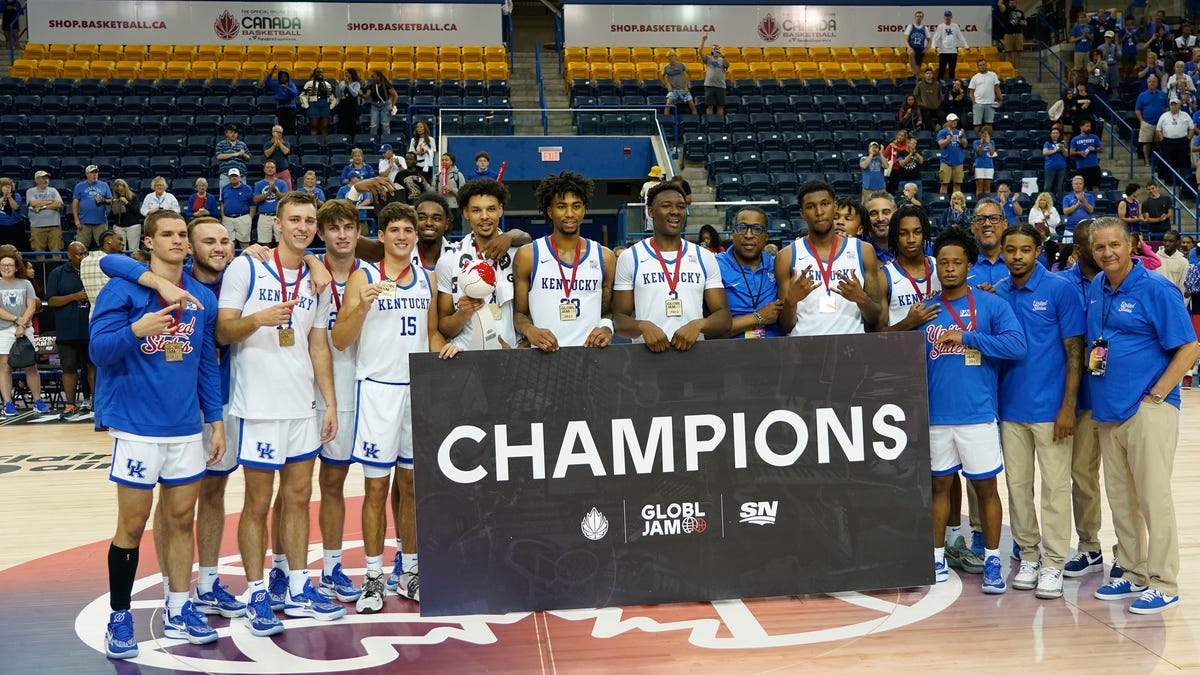 Kentuckys Männerbasketball und Louisvilles Frauenbasketball haben Goldmedaillen gewonnen Kentuckys Männerbasketball und Louisvilles Frauenbasketball haben Goldmedaillen gewonnen