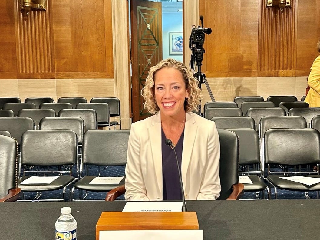 Melanie Lawrence Before Her Congressional Testimony