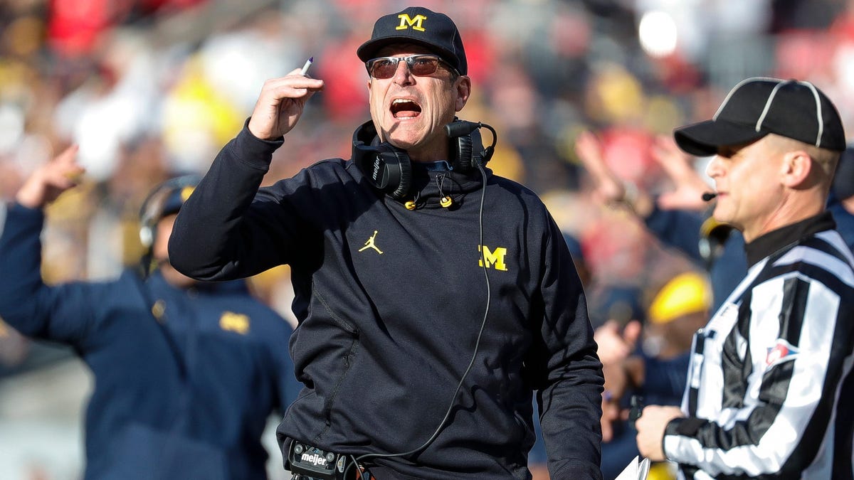 Michigan coach Jim Harbaugh shows again he cant get out of own way with latest misstep Michigan coach Jim Harbaugh shows again he cant get out of own way with latest misstep