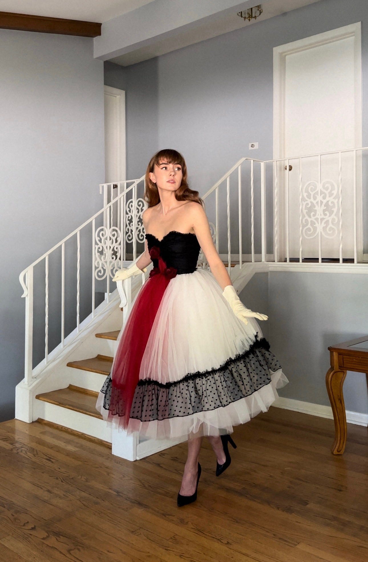 Women goes viral on TikTok recreating grandma’s 1940s fashion designs