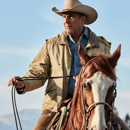 Kevin Costner stars as rancher John Dutton in Paramount Network's Western drama "Yellowstone."