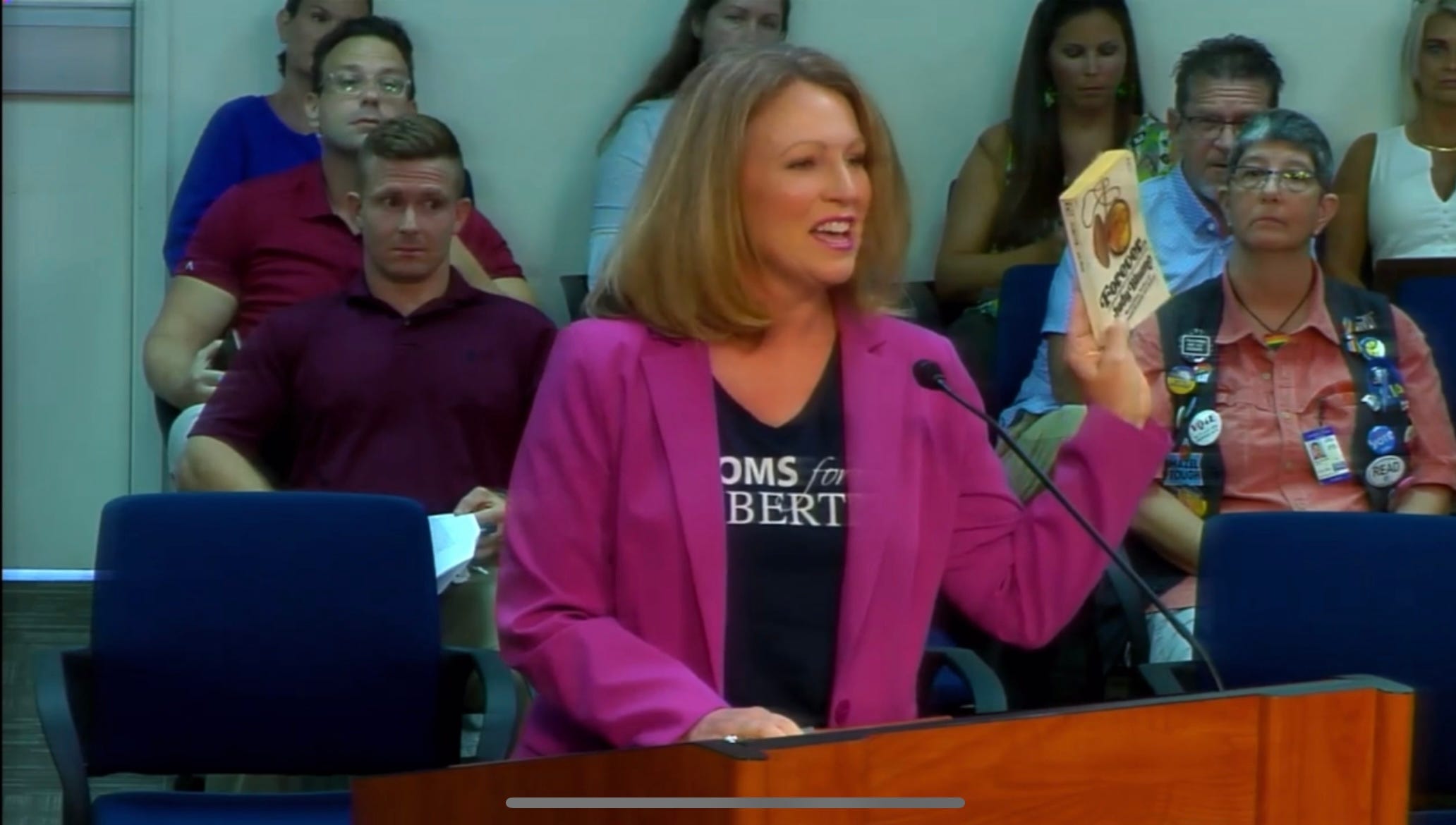 ‘Rockin’ and rollin’ with book challenges: Internal emails show Moms for Liberty plans