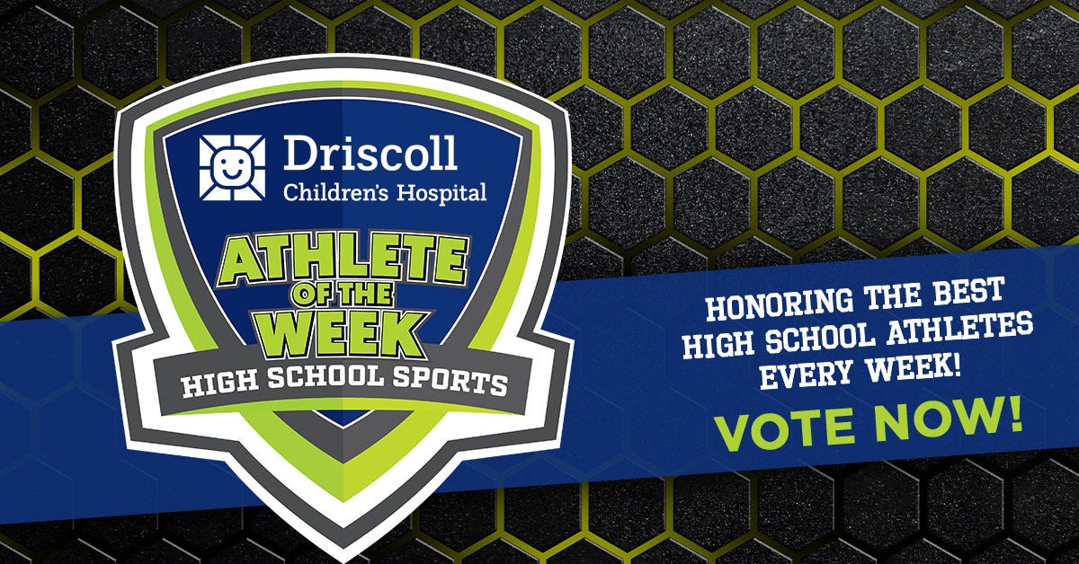 Track & Field Stars Vie for Driscoll Children’s Hospital High School Athlete of the Week