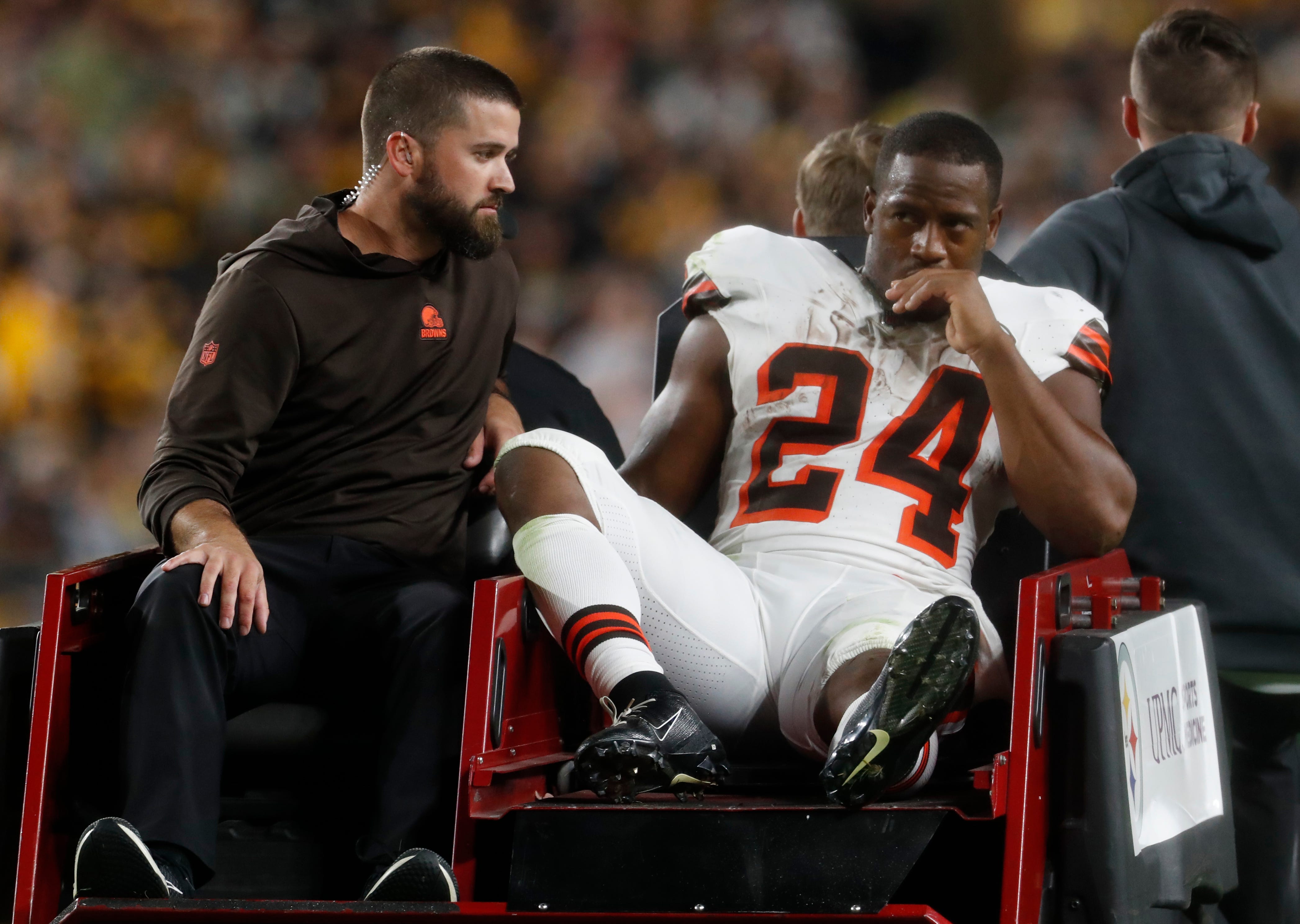 Browns RB believed to have torn MCL