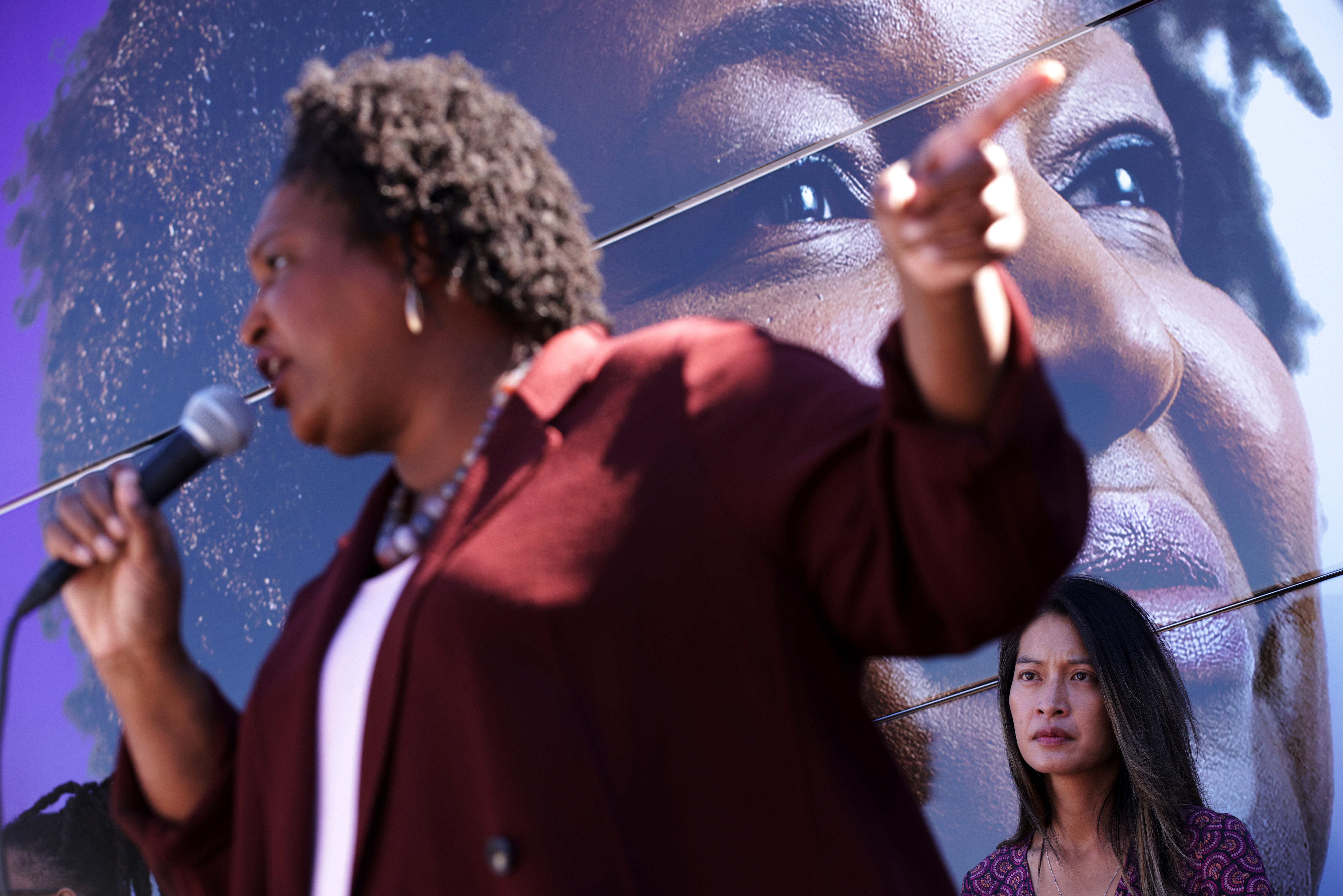 Former Democratic Georgia gubernatorial candidate Stacey Abrams