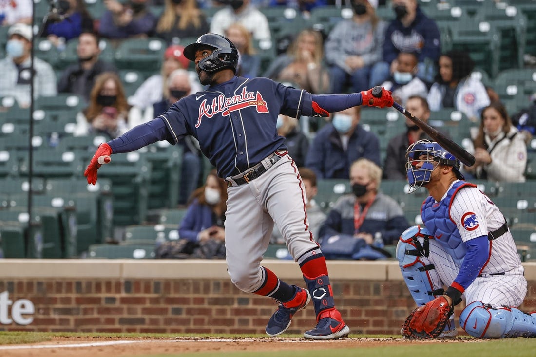 Braves blast 4 HRs in first inning, rout Cubs 13-4