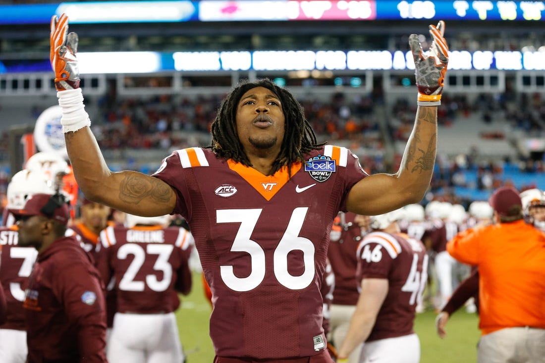 Virginia Tech defensive back Adonis Alexander started 15 games in his three-year college career.