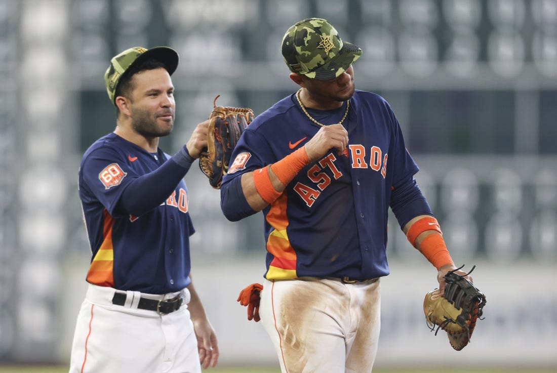 Jose Altuve brings .343 May average into series with Guardians