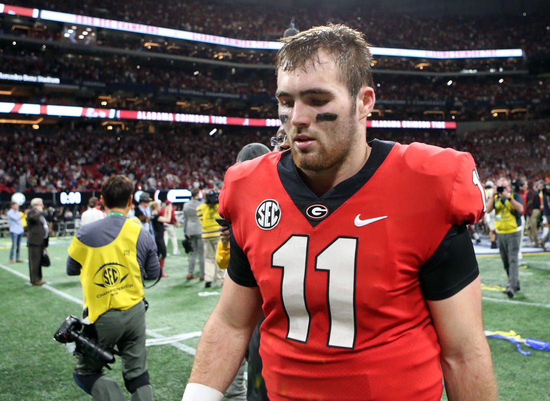 Georgia quarterback Jake Fromm (11) said his team is thinking about Texas, not the loss to Alabama or missing out on the College Football Playoff.