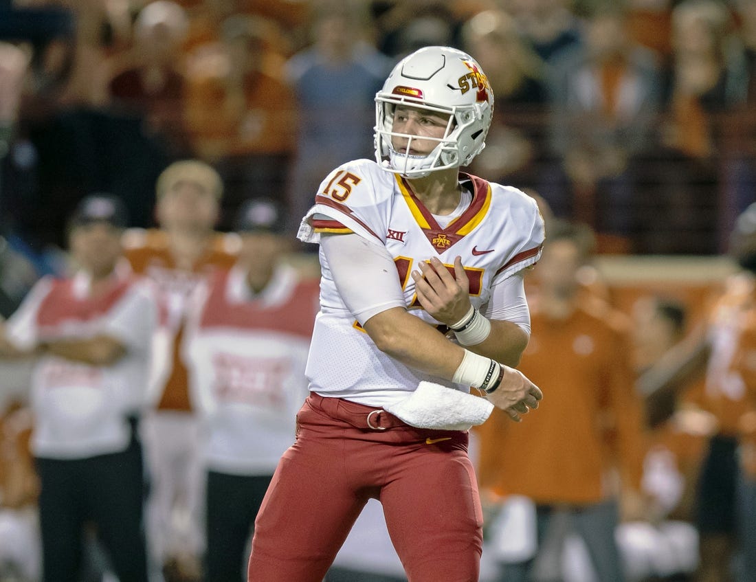 Iowa State quarterback Brock Purday may see limited duty in Saturday's game against Drake