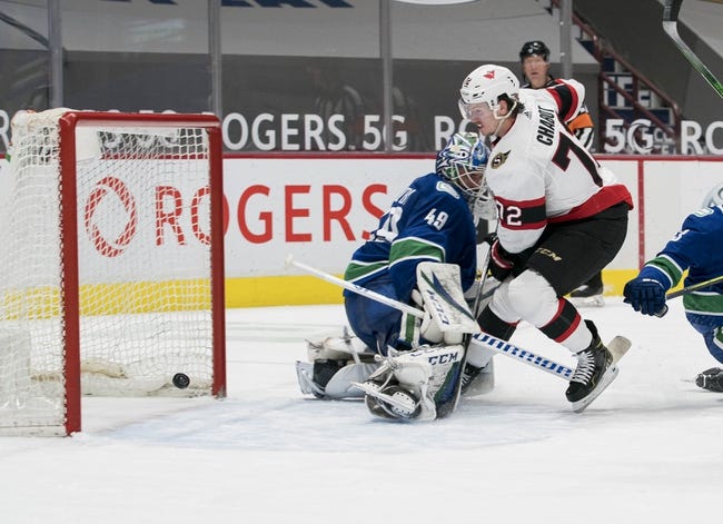 Vancouver Canucks at Ottawa Senators - 3/15/21 NHL Picks and Prediction