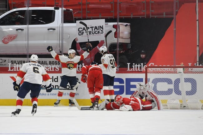 Florida Panthers at Detroit Red Wings - 1/31/21 NHL Picks and Prediction