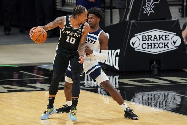 San Antonio Spurs at Minnesota Timberwolves - 11/18/21 NBA Picks and Prediction