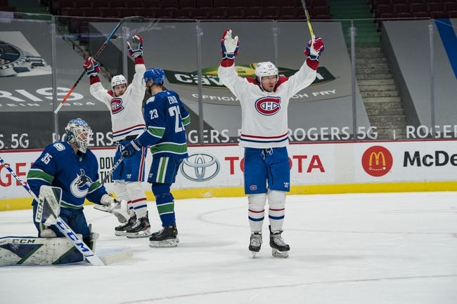 Vancouver Canucks at Montreal Canadiens - 3/19/21 NHL Picks and Prediction
