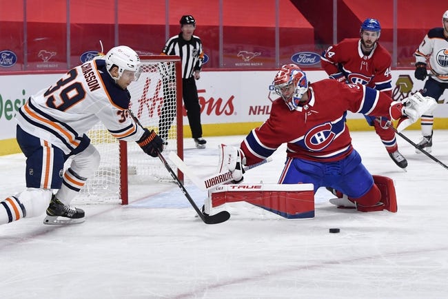 Montreal Canadiens at Edmonton Oilers - 4/19/21 NHL Picks and Prediction