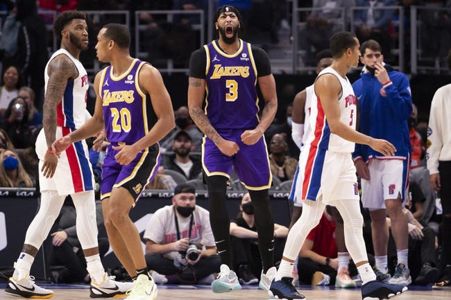Detroit Pistons at Los Angeles Lakers - 11/28/21 NBA Picks and Prediction