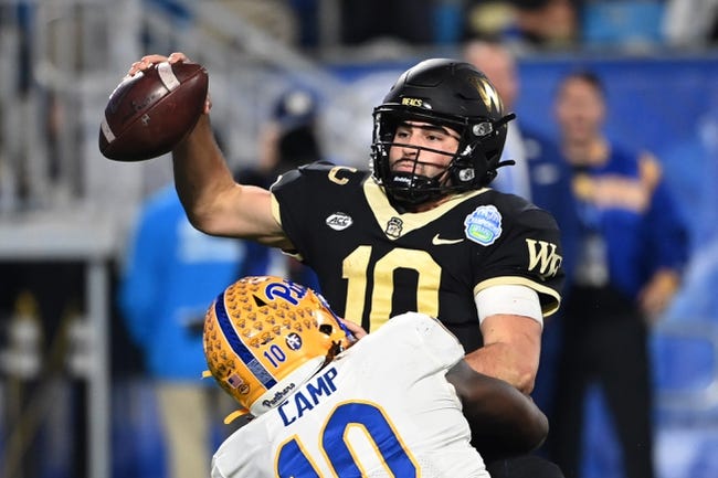 TaxSlayer Gator Bowl: Wake Forest at Rutgers 12/31/21 College Football Picks and Prediction