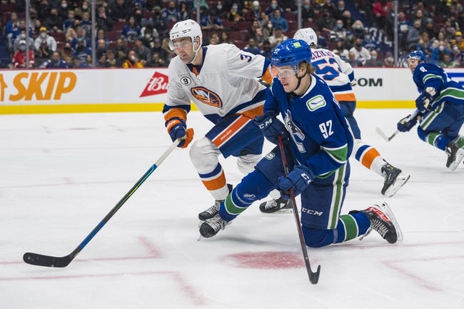 Vancouver Canucks at New York Islanders - 3/3/22 NHL Picks and Prediction